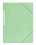 OXFORD TOP FILE+ 3-FLAP FOLDER - A4 - with elastic - Cardboard - Pastel green - 400114345_1101_1677204262