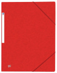 CHEMISE A ÉLASTIQUES OXFORD TOP FILE+ - A4 - sans rabats - Carte - Rouge - 400114356_1100_1676937382