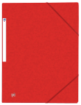 CHEMISE A ÉLASTIQUES OXFORD TOP FILE+ - A4 - sans rabats - Carte - Rouge - 400114356_1100_1686090146