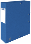 OXFORD TOP FILE+ FILING BOX - 24X32 - 60 mm spine - With elastic - Cardboard - Blue - 400114376_1100_1562340695