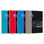 OXFORD STUDENTS MULTINOTES - A4+ - Polypro cover - Twin-wire - Seyès Squares - 160 pages - SCRIBZEE® compatible  - Assorted colours - 400114568_1200_1709025283