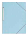OXFORD TOP FILE+ 3-FLAP FOLDER - A4 - With elastic - Cardboard - Pastel blue - 400115265_1101_1677204282