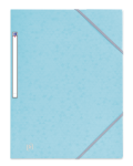 OXFORD TOP FILE+ 3-FLAP FOLDER - A4 - With elastic - Cardboard - Pastel blue - 400115265_1101_1686151279