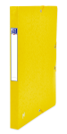OXFORD Top File+ Sammelbox - A4 - Rückbreite 25mm - mit Gummiband - mit aufgeklebtem Rückenschild - mit drei Einschlagklappen - aus stabilem Karton - gelb - 400115362_1300_1686149909