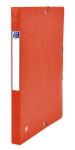 OXFORD Top File+ Sammelbox - A4 - Rückbreite 25mm - mit Gummiband - mit aufgeklebtem Rückenschild - mit drei Einschlagklappen - aus stabilem Karton - rot - 400115365_1300_1624378533