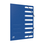 OXFORD Top File+ Trieur à élastiques - A4 - 8 onglets - Bleu - 400116251_1100_1710265119