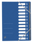 OXFORD Top File+ sorteermap - A4 - 12 vakken - met elastieksluiting - blauw - 400116255_1100_1685138209