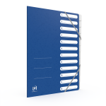 OXFORD Top File+ sorteermap - A4 - 12 vakken - met elastieksluiting - blauw - 400116255_1100_1695978632