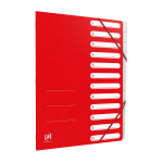 OXFORD Top File+ sorteermap - A4 - 12 vakken - met elastieksluiting - rood - 400116257_1100_1710265122