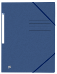 OXFORD Top File+ med gummiband – maPP med 3 klaffar – A4 blå filmX10 -  - 400116325_1100_1565198468