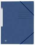 OXFORD Top File+-samlemappe med elastikker og 3 flapper A4 mørkeblå FilmX10 -  - 400116325_1100_1677153300