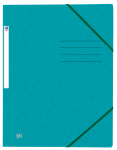 OXFORD Top File+-samlemappe med elastikker og 3 flapper A4 akvamarinblå -  - 400116326_1101_1686091222