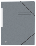 OXFORD Top File+ med gummiband – maPP med 3 klaffar – A4 grå filmX10 -  - 400116327_1100_1565198590