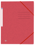 OXFORD Top File+ 3-klaff-mappe med strikk A4 mørkerød -  - 400116350_1101_1686089315