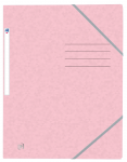 OXFORD Top File+ 3-klaff-mappe med strikk A4 pastellrosa -  - 400116353_1101_1564423061