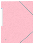 OXFORD Top File+ 3-klaff-mappe med strikk A4 pastellrosa -  - 400116353_1101_1686089320