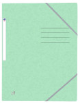 OXFORD Top File+-samlemappe med elastikker og 3 flapper A4 pastelgrøn -  - 400116356_1100_1676937902