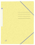 OXFORD Top File+-samlemappe med elastikker og 3 flapper A4 pastelgul -  - 400116357_1100_1677153355