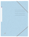 OXFORD TOP FILE + ECKSPANNERMAPPE - A4 - Eckspannerverschluss - 3 Einschlagklappen - Beschriftungsfeld - Rückenetikett - Pastell blau - 400116359_1100_1566468489