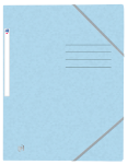OXFORD Top File+ 3-klaff-mappe med strikk A4 pastellblå -  - 400116359_1100_1686091279
