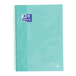 OXFORD TOUCH Europeanbook 1 WRITE&ERASE - A4+ - Extra harde kaft - Microgeperforeerd spiraal notitieboek - 5x5 - 80 Pagina's - SCRIBZEE - PASTEL MINT - 400117274_1100_1686201445