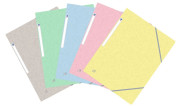 OXFORD TOP FILE+ 3-FLAP FOLDER - A4 - With elastic - Cardboard - Assorted pastel colors - 400117805_1200_1677146946