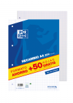 OXFORD CLASSIC Recambio - A4 - Paquete hojas sueltas - 4x4 con margen - 200 + 50 Hojas gratis - AZUL - 400119437_1100_1642591153