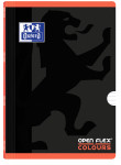 OXFORD OPENFLEX COLOURS Caderno Agrafado - A4 - Capa de plástico - Pautado com 2 margens - 48 Folhas - CORAL - 400124048_1100_1557390313