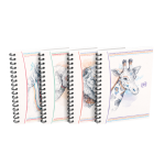 OXFORD Boho Chic Cahier - A6 - Couverture Souple - Reliure intégrale - Petits carreaux 5x5 - 100 Pages - Couleurs assorties - 400124701_1400_1709630077