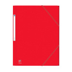 OXFORD EUROFOLIO+ 3-FLAP FOLDER - A4 - With elastic - Cardboard - Red - 400126504_1100_1709205456