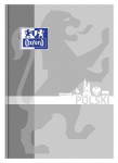 OXFORD BRULION PRZEDMIOTOWY JĘZYK POLSKI - A5 - twarda kartonowa okładka - szyty - 80 kartek - linia 9 mm z marginesem - mix - 400128282_1104_1677206467