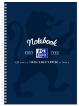 OXFORD NOTEBOOK - A4 -  Laminated Board Cover - Twin Wire - 120pages- 8mm ruled with margin - 400128538_1100_1686092264