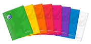 Oxford easyBook® Cahier - 24x32cm - Couverture plastique avec pochettes - Agrafé - Petits carreaux 5x5mm avec marge - 48 pages - Couleurs assorties - 400131015_1200_1677202720