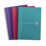 Oxford My Notes A5 Card Cover Wirebound Notebook, Ruled with Margin and Perforated, 200 Page, Assorted Colours, Pack of 3 -  - 400131233_1104_1600872045