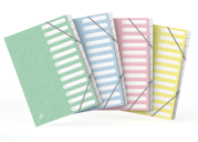 OXFORD TOP FILE+ SORTER - A4 - 12 positions - Cardboard - Assorted pastel colors - 400132134_1200_1695978632