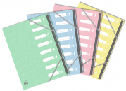 OXFORD TOP FILE+ SORTER - A4 - 8 positions - Cardboard - Assorted pastel colors - 400132141_1200_1562323413