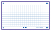 OXFORD FLASH 2.0 Flashcards - 75x125 mm - Quadrillé 5 mm - Violet - Lot 80 - Compatible SCRIBZEE® - 400133855_1100_1573397221