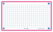 OXFORD FLASH 2.0 flashcards - squared with fuchsia frame, 7,5 x 12,5 cm, pack of 80 - 400133859_1100_1677154960