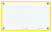 OXFORD FLASH 2.0 Flashcards - 75x125 mm - Quadrillé 5 mm - Jaune - Lot 80 - Compatible SCRIBZEE® - 400133871_1100_1677154966