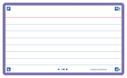 OXFORD FLASH 2.0 Flashcards - 75x125 mm - Ligné - Violet - Lot 80 - Compatible SCRIBZEE® - 400133877_1100_1686092703