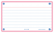 OXFORD FLASH 2.0 flashcards - 105x148mm - gelijnd - roze - pak 80 stuks - SCRIBZEE® Compatible - 400133879_1100_1573394224