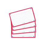 OXFORD FLASH 2.0 flashcards - ruled with red frame, 7,5 x 12,5 cm, pack of 80 - 400133880_1200_1689090906