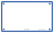 Flashcards FLASH 2.0 OXFORD - 80 cartes 7,5 x 12,5 cm - cadre bleu marine - uni blanc - 400133887_1100_1686092768