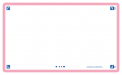 OXFORD FLASH 2.0 flashcards - 105x148mm - blanco - roze - pak 80 stuks - SCRIBZEE® Compatible - 400133891_1100_1573401157