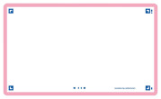 OXFORD FLASH 2.0 flashcards - blank with pink frame, 7,5 x 12,5 cm, pack of 80 - 400133891_1100_1677154996