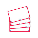 OXFORD FLASH 2.0 flashcards - 75x125 mm - uni blanc - rouge - lot 80 - Compatible SCRIBZEE® - 400133892_1200_1709285768