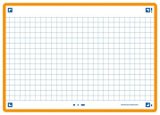 OXFORD FLASH 2.0 flashcards - 105x148mm - geruit 5mm - oranje - pak 80 stuks - SCRIBZEE® Compatible - 400133906_1100_1676966812