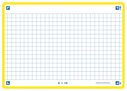 Flashcards FLASH 2.0 OXFORD - 80 cartes 10,5 x 14,8 cm - cadre jaune - petits carreaux - 400133907_1100_1676966813