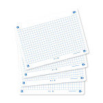 OXFORD FLASH 2.0 flashcards - 105x148 mm - quadrillé 5 mm - blanc - lot 80 - Compatible SCRIBZEE® - 400133910_1200_1709285297