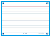 OXFORD FLASH 2.0 flashcards - 105x148mm - gelijnd - turquoise - pak 80 stuks - SCRIBZEE® Compatible - 400133912_1100_1677155039